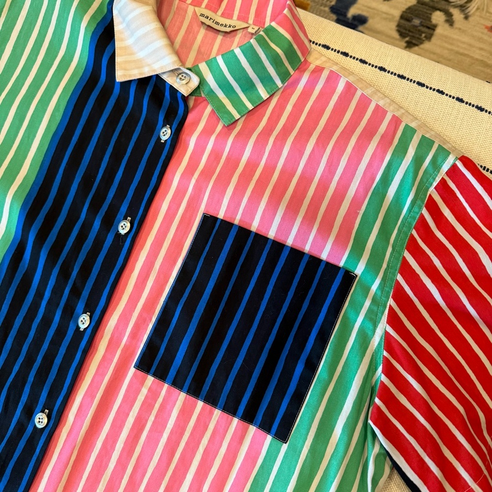 Marimekko Striped Multicolor Dress - Picture 3 of 4